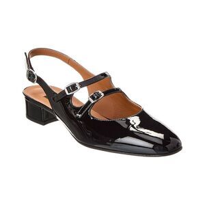 Carel Paris Peche Patent Mary Jane Pump, Black